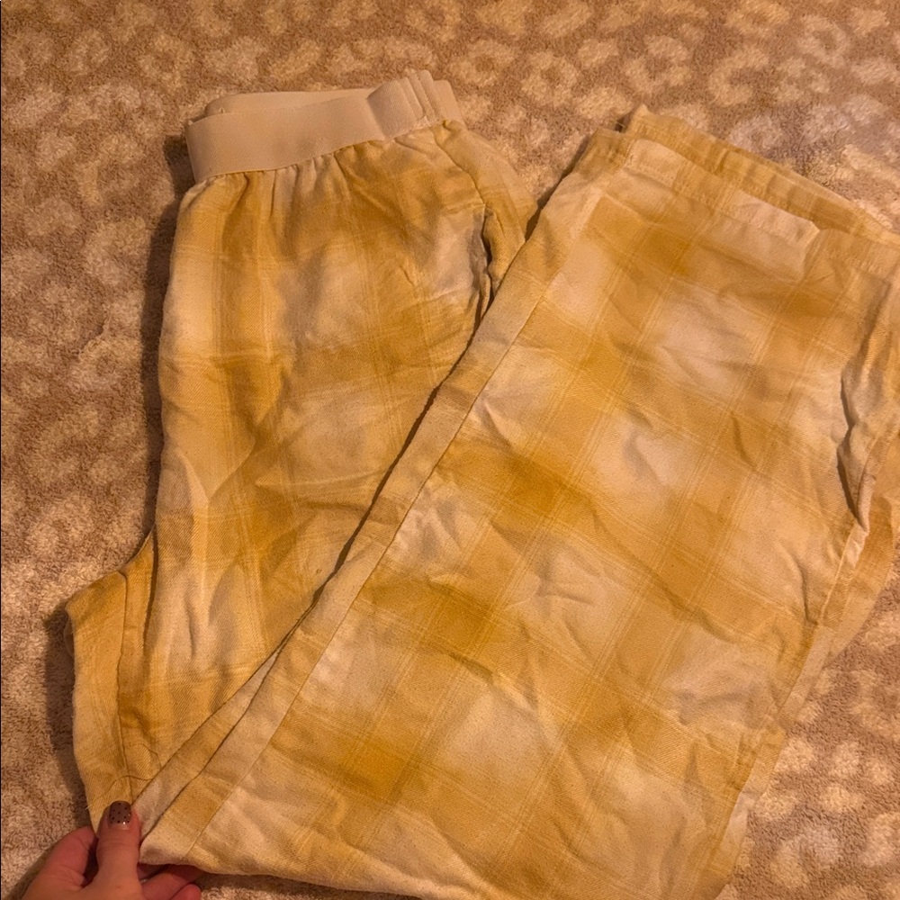 Yellow Plaid Pants